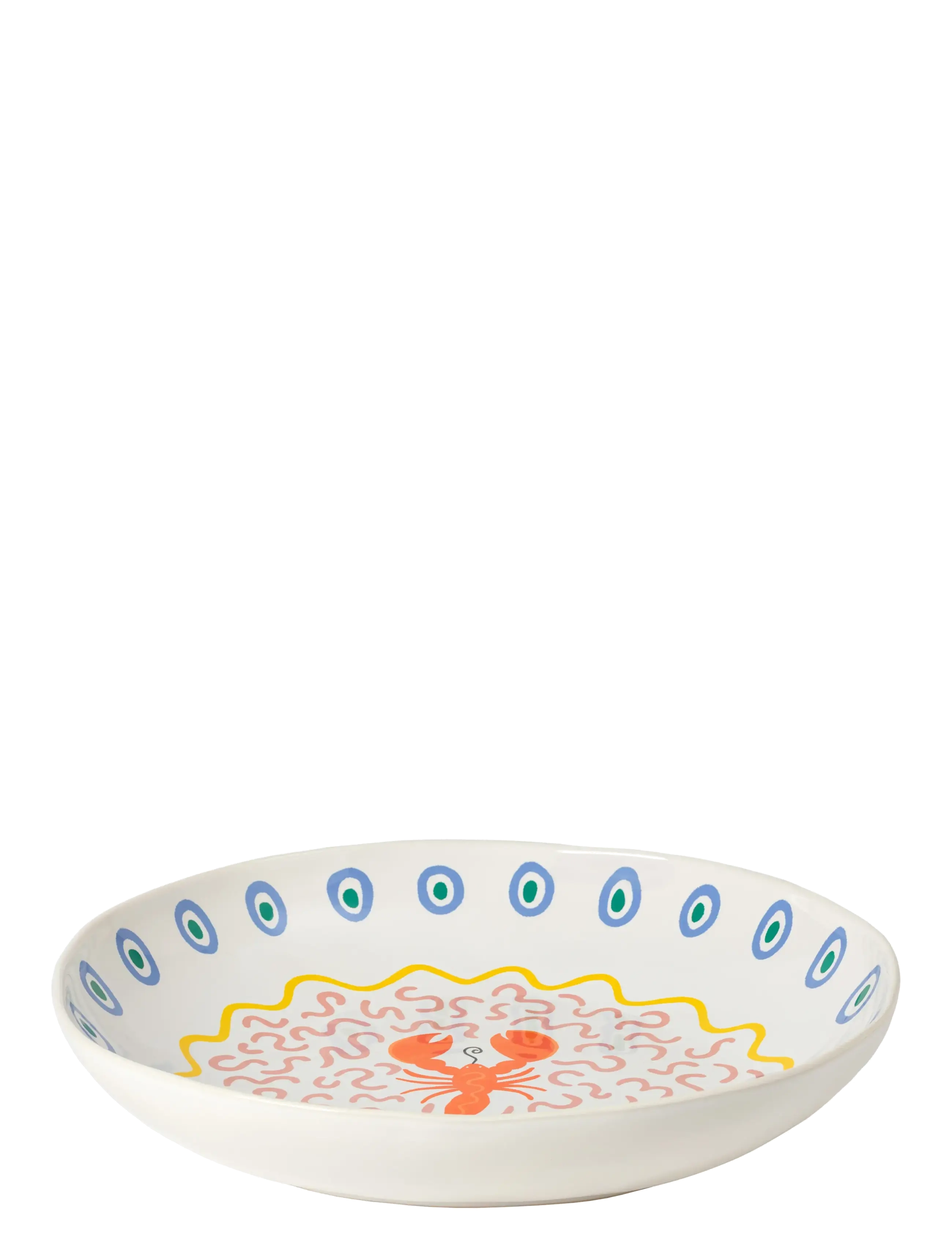 Costa Nova Summer Bliss Serving Bowl Lobster - Serviravimo reikmenys - MULTI / white