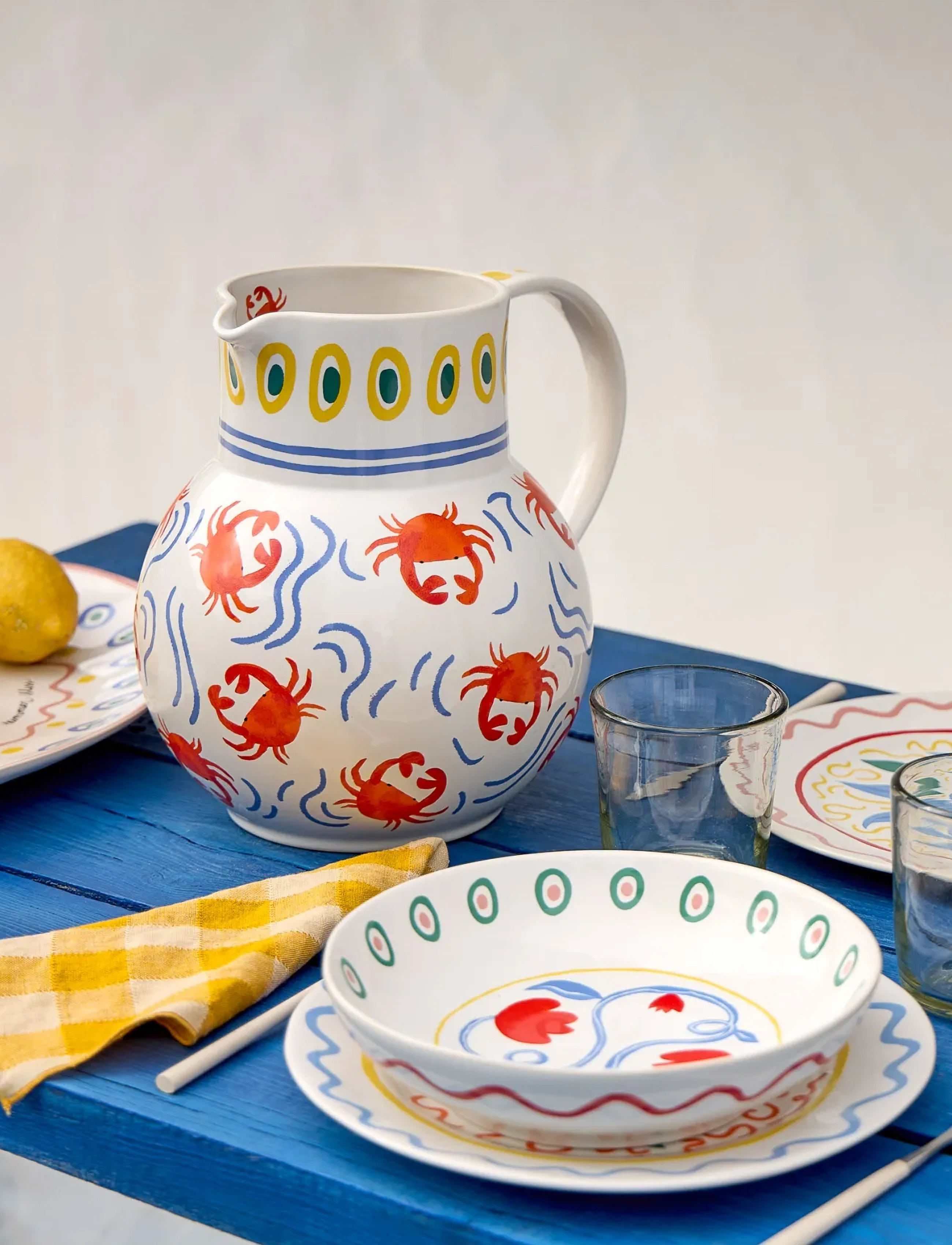 Costa Nova Summer Bliss Kande, One Size, Jugs & Carafes, Weiß - Water Carafes Jugs, Homeware