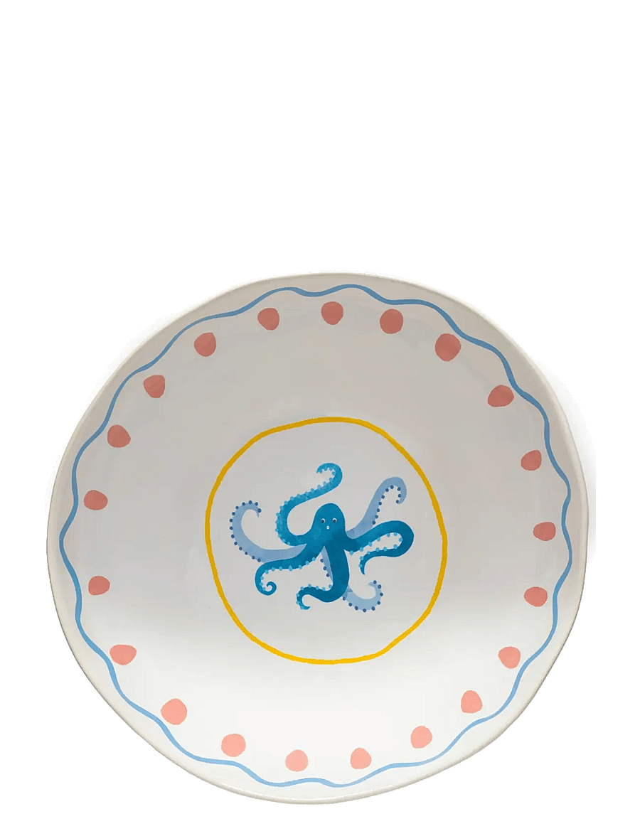 Costa Nova - Summer Bliss Serving Bowl Octopus - serveerimisnõud - multi - 1