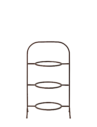 Costa Nova Plate holder 3 - Geschirr - METAL / black