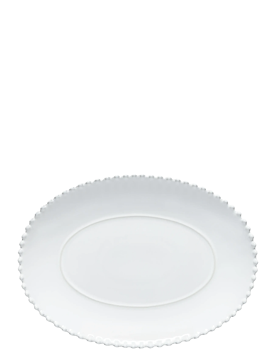 Costa Nova - Pearl Servingplate 34 cm - servierplatten - white - 1