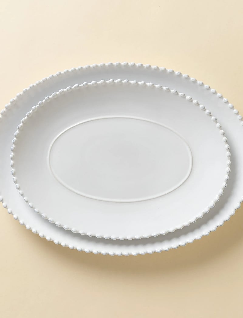 Costa Nova - Pearl Servingplate 34 cm - serving platters - white - 0
