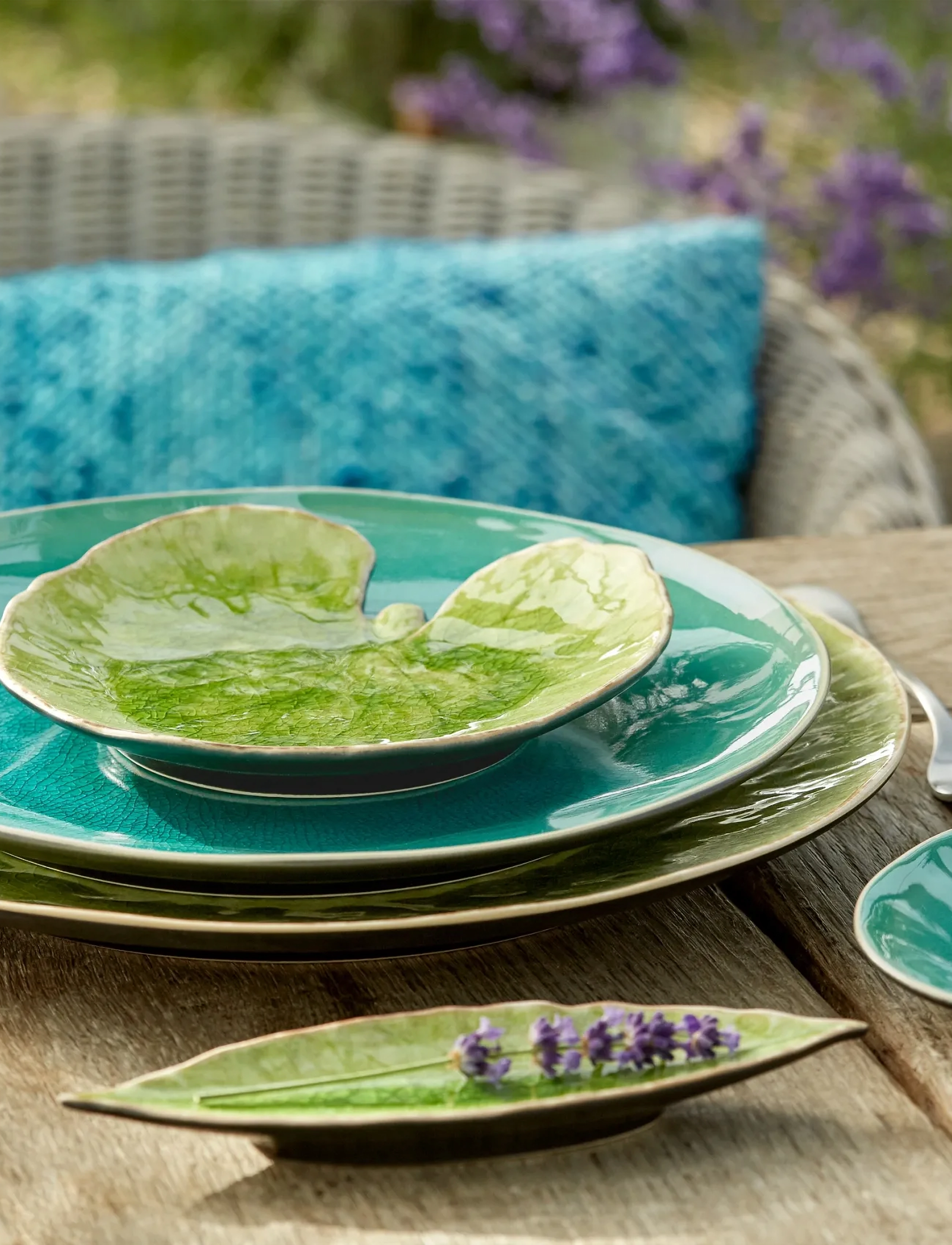 Costa Nova Bladfad Alchemille, 17.6X 17 cm, Decoration, Grün - Decorative Platters, Homeware