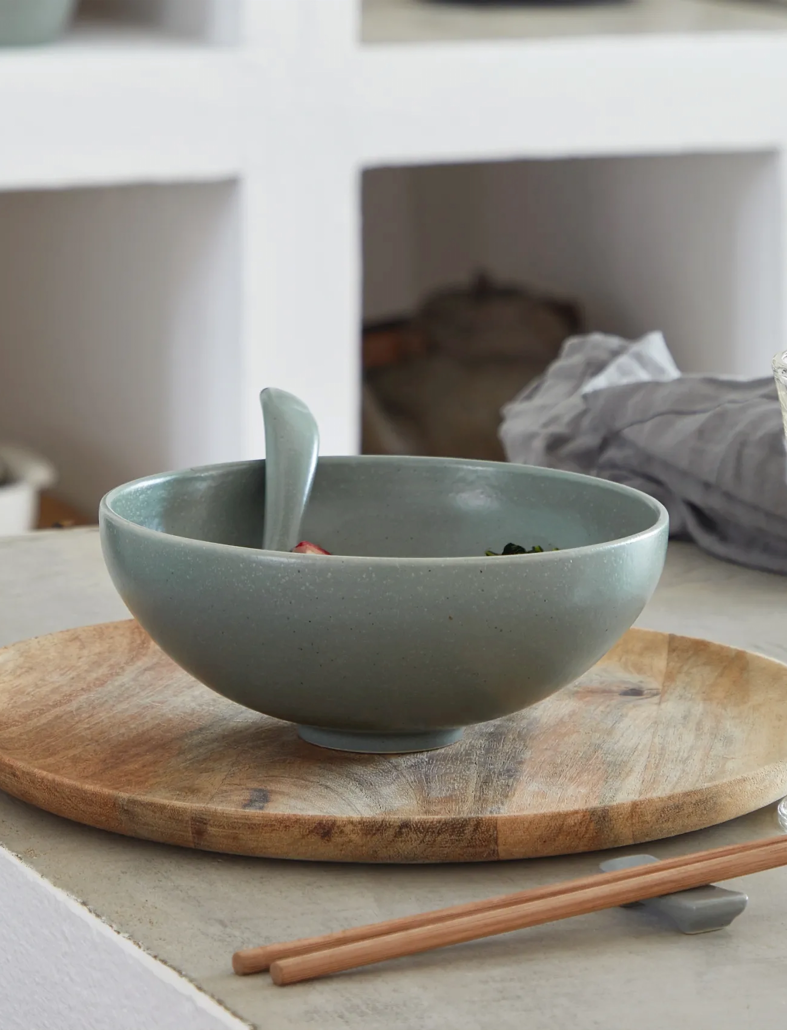 Costa Nova Ramen-Sæt, Ø 18.8 cm, Green, Tallerkener > Dybe Tallerkener, Unisex