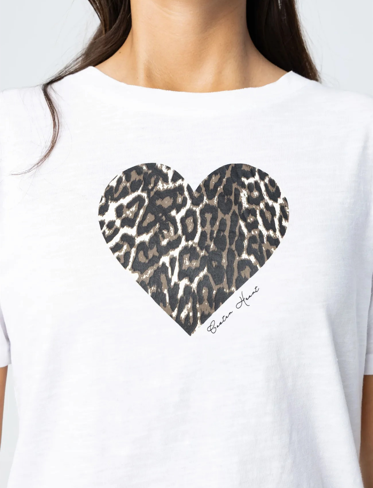 Coster Copenhagen Leo Heart Tee - White - XS