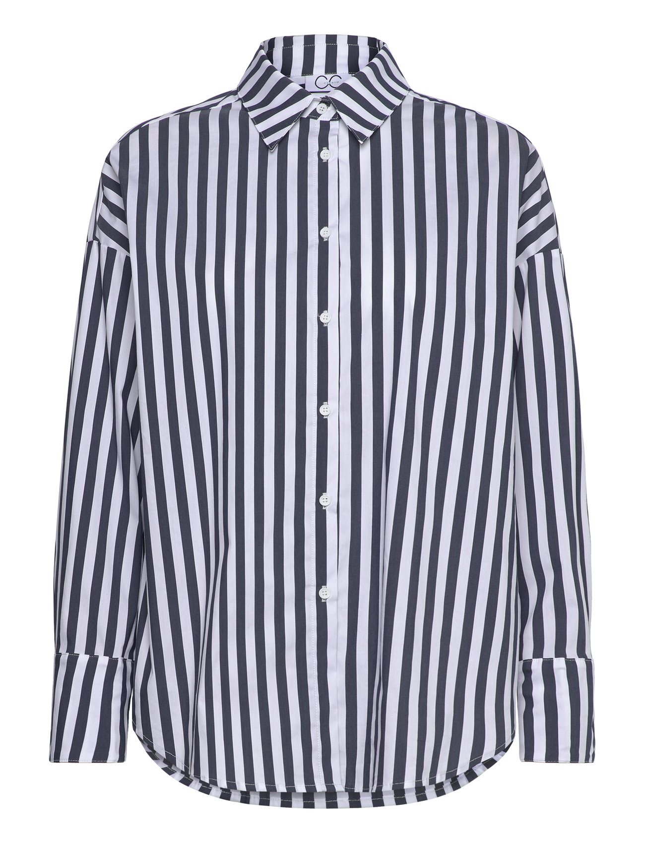 Coster Copenhagen Cc Heart Harper Stripe Oversize Shirt - Navy - 34