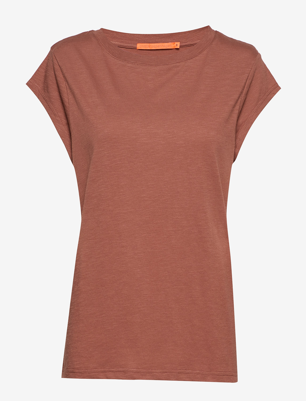 Coster Copenhagen - CC Heart basic round-neck t-shirt - laagste prijzen - apple butter - 0