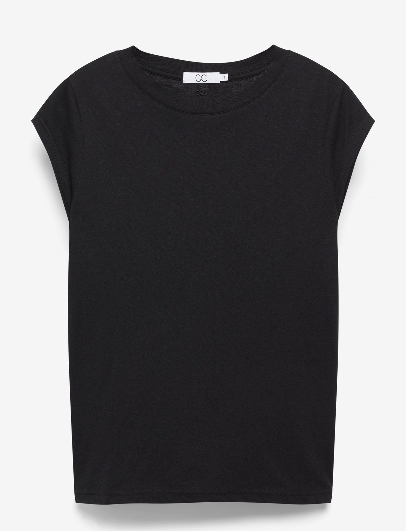 Coster Copenhagen - CC Heart basic round-neck t-shirt - t-shirts - black - 1