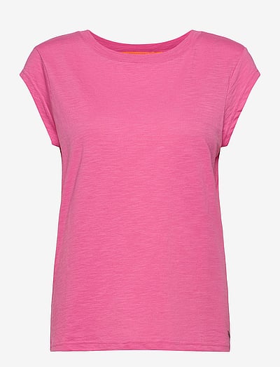 Coster Copenhagen CC Heart basic round-neck t-shirt - T-krekli - CLEAR PINK / red