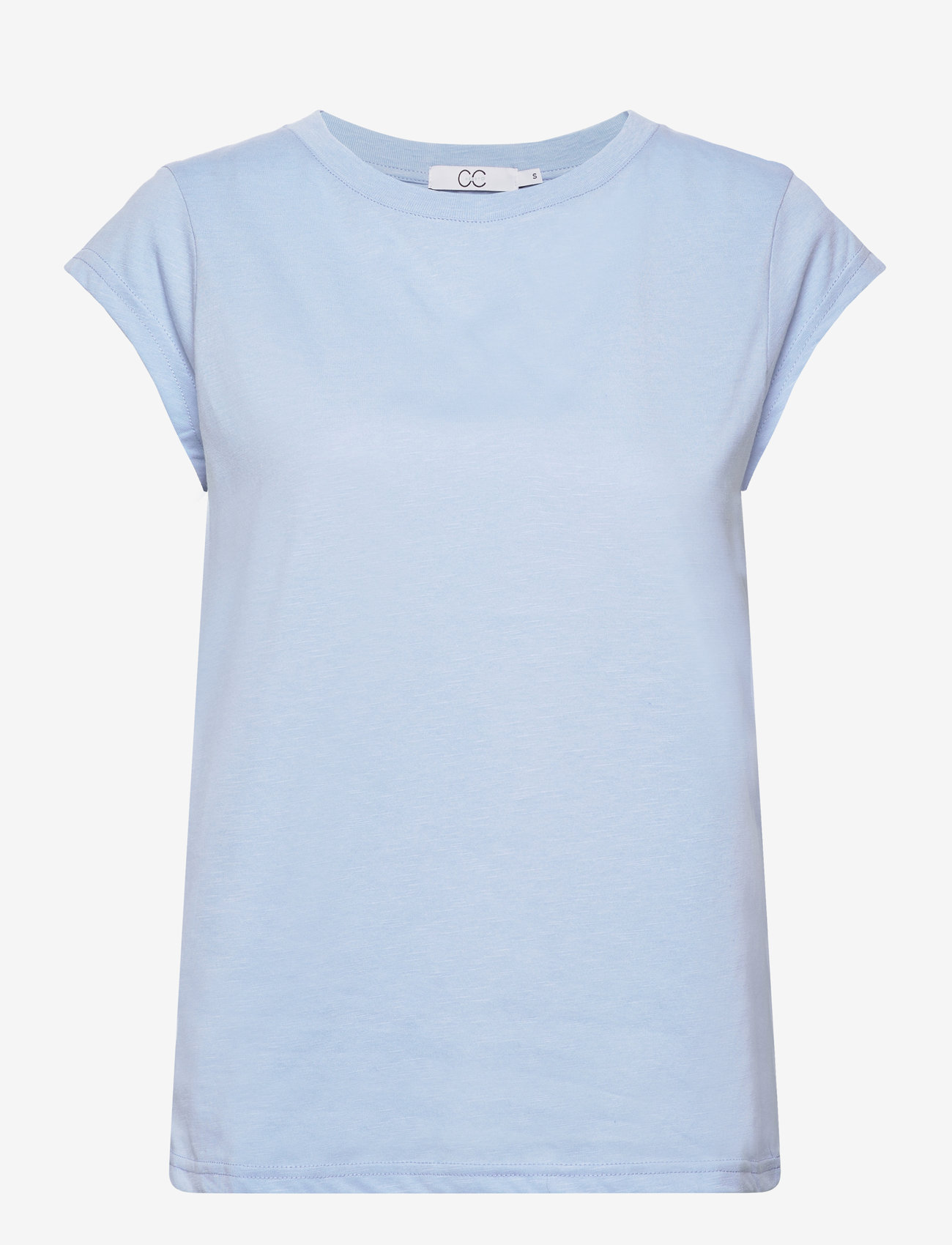 Coster Copenhagen - CC Heart basic round-neck t-shirt - powder blue - 0