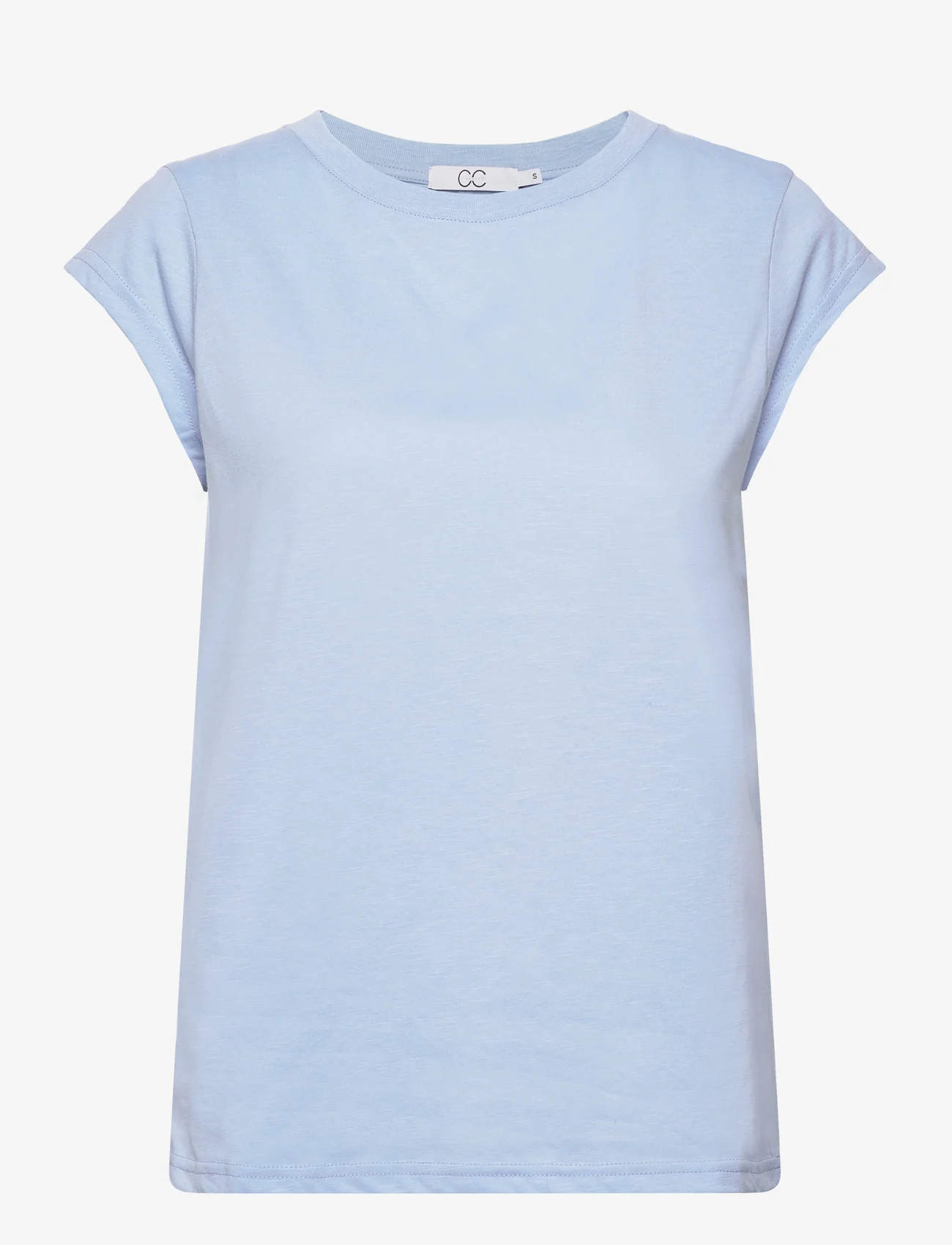 Coster Copenhagen - CC Heart basic t-shirt - zemākās cenas - powder blue - 0