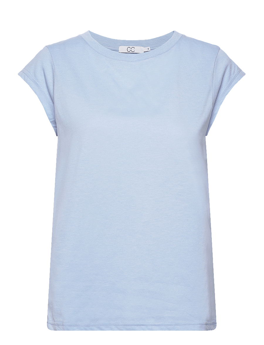 Coster Copenhagen - CC Heart basic t-shirt - t-shirts - powder blue - 0