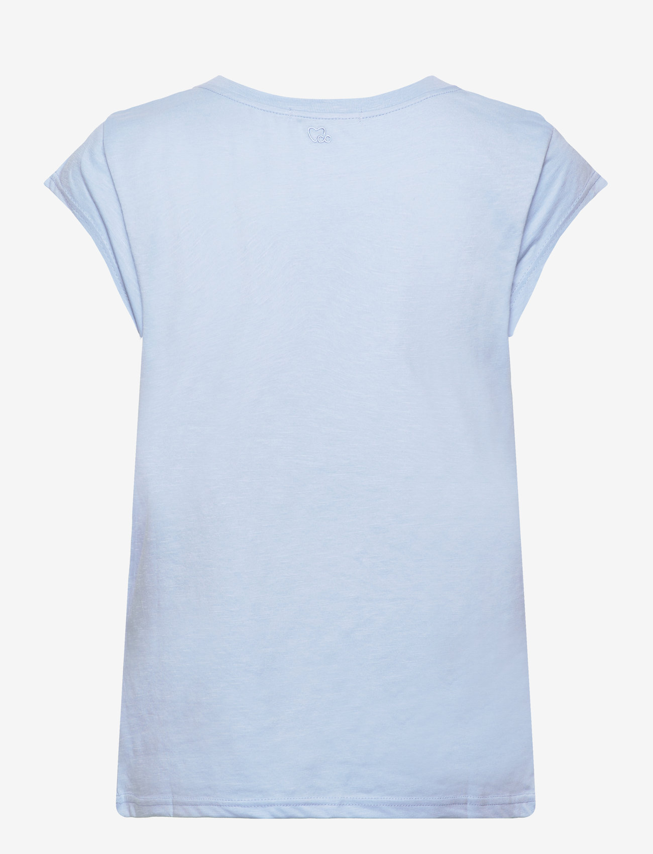 Coster Copenhagen - CC Heart basic round-neck t-shirt - powder blue - 1