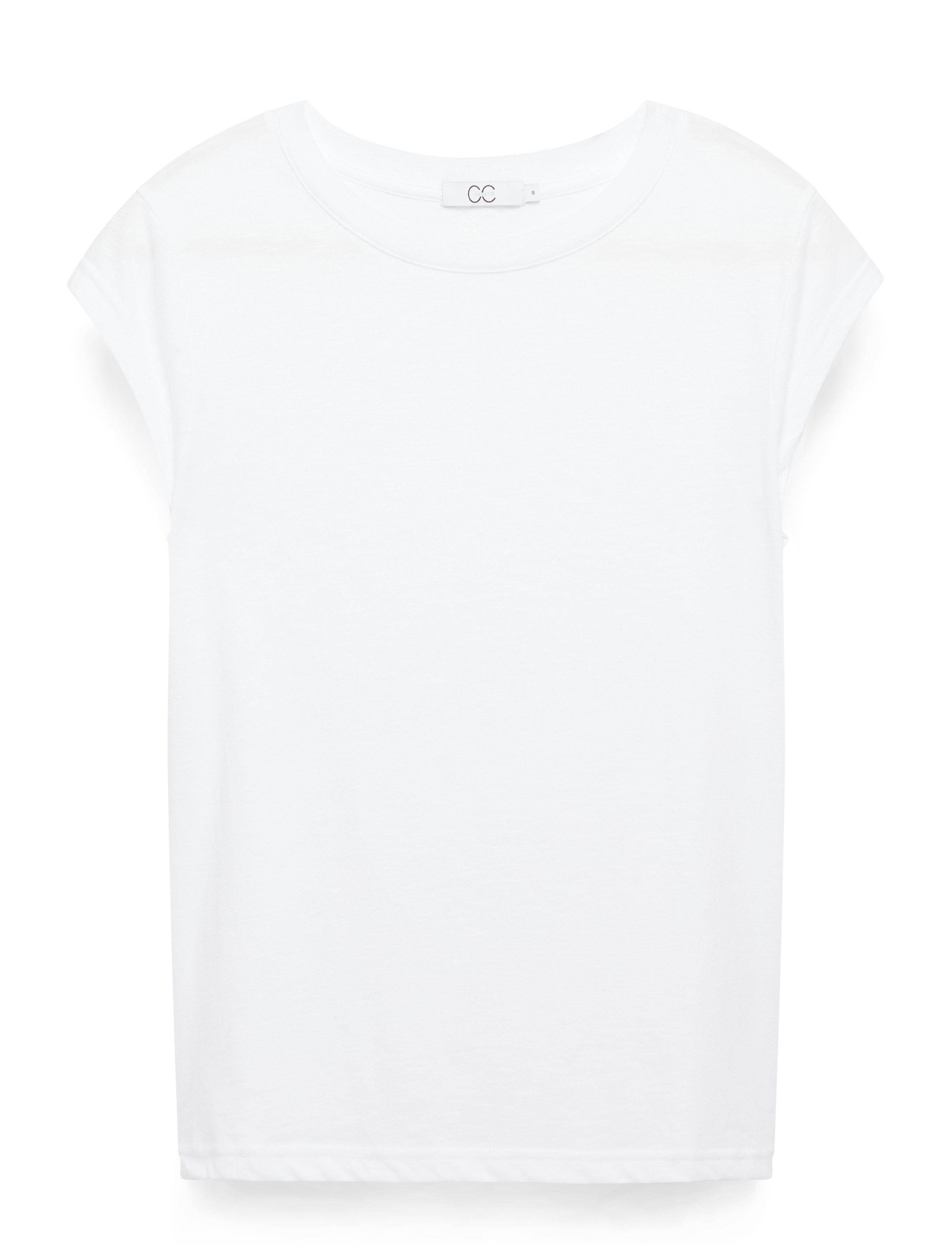 Coster Copenhagen Cc Heart Basic Round-Neck T-Shirt, XL, White, T-Shirts & Toppe > Kortærmede, Dame