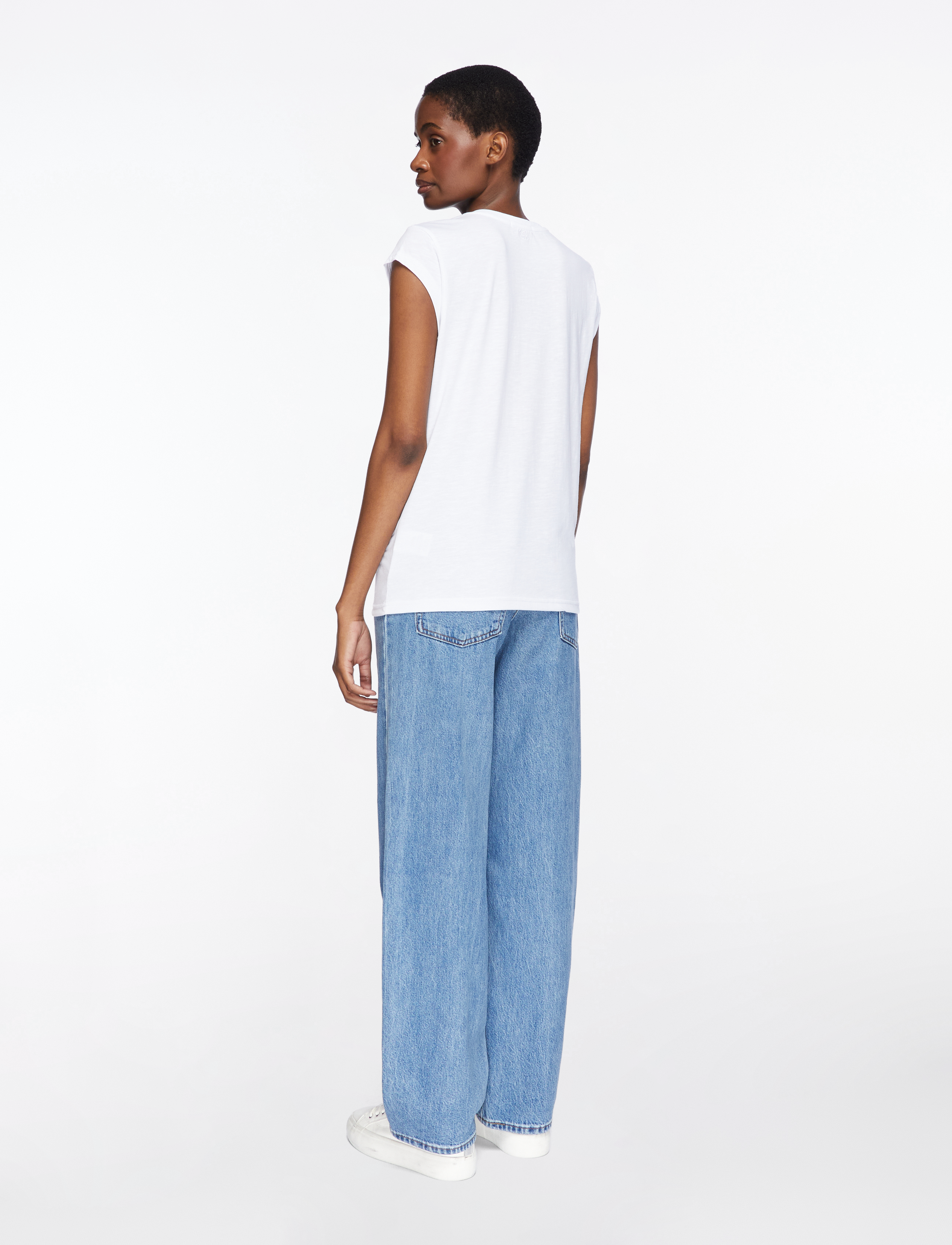 Coster Copenhagen - CC Heart basic v-neck t-shirt - laveste priser - white - 4