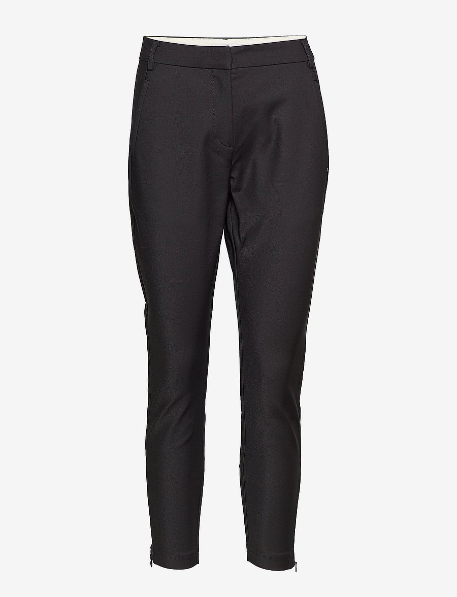 Coster Copenhagen - CC Heart tapered pants - kitsad püksid - black - 0