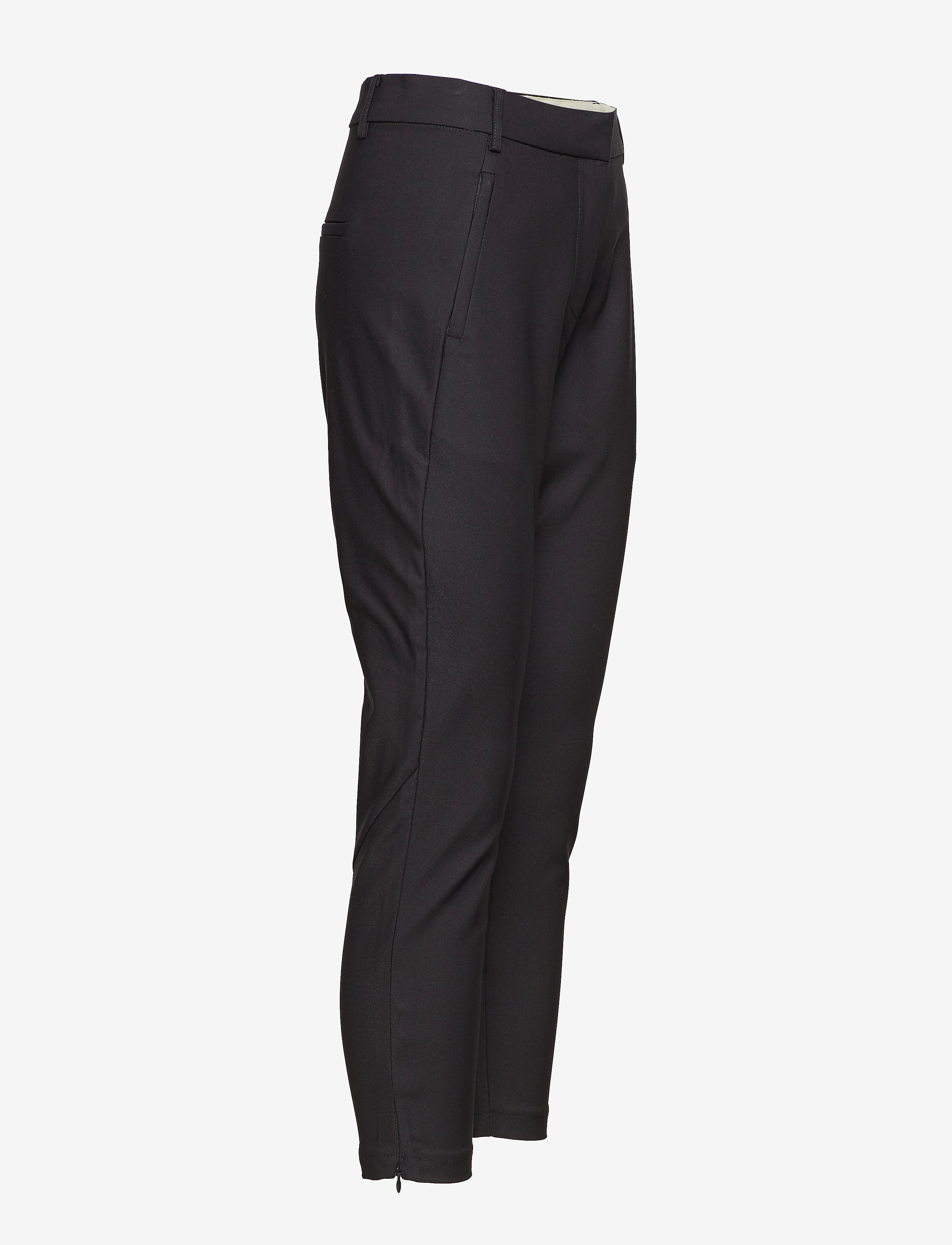 Coster Copenhagen - CC Heart tapered pants - slim-fit hosen - black - 4