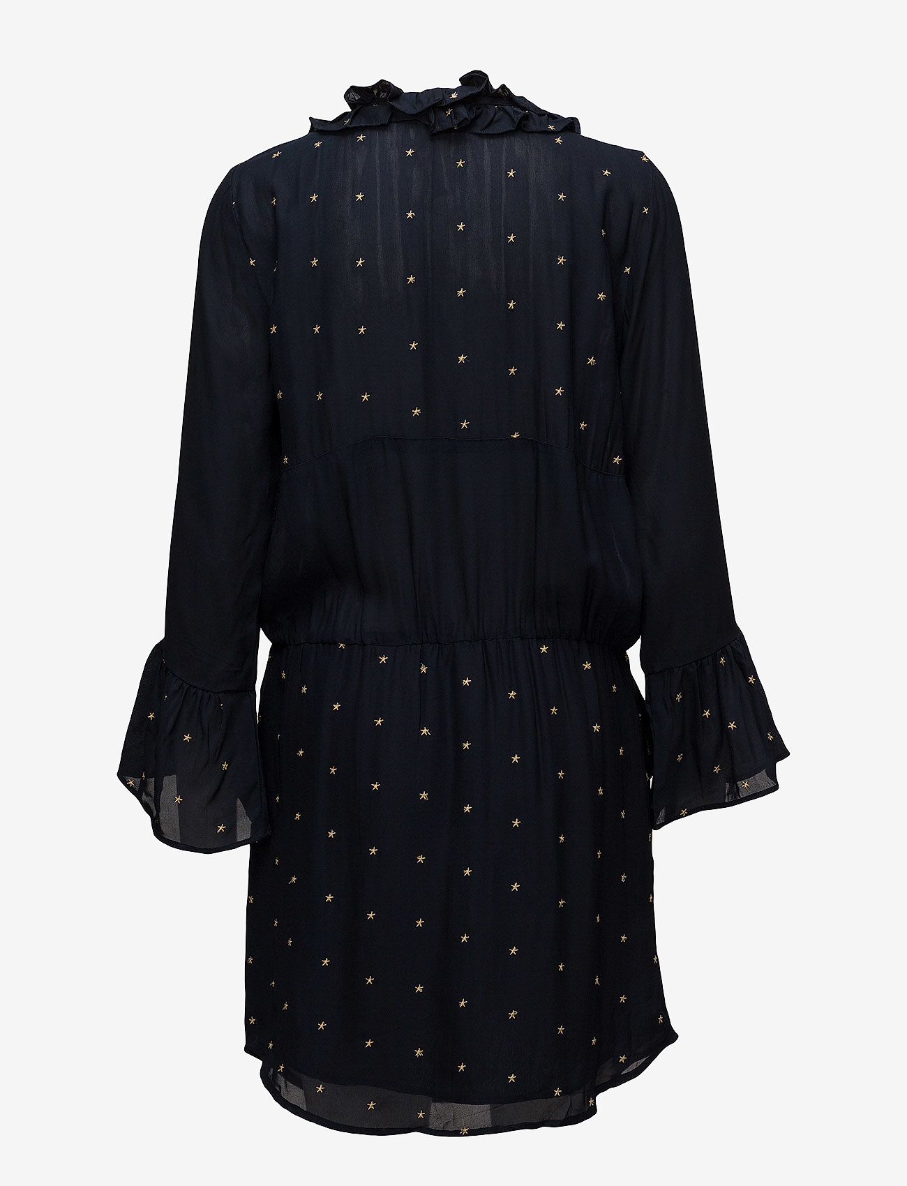 Coster Copenhagen - Dress w. embroidered stars - dark blue w gold stars - 1