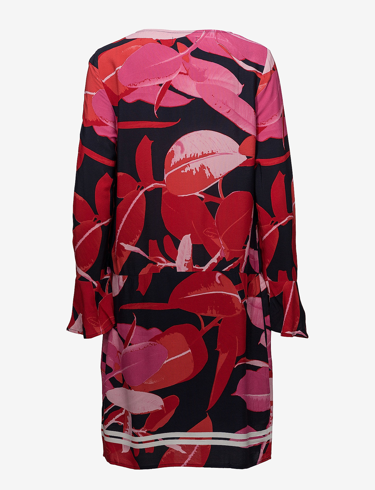 Coster Copenhagen - Moss crepe dress w. Branch print & - korte kjoler - branch print and dark blue - 1