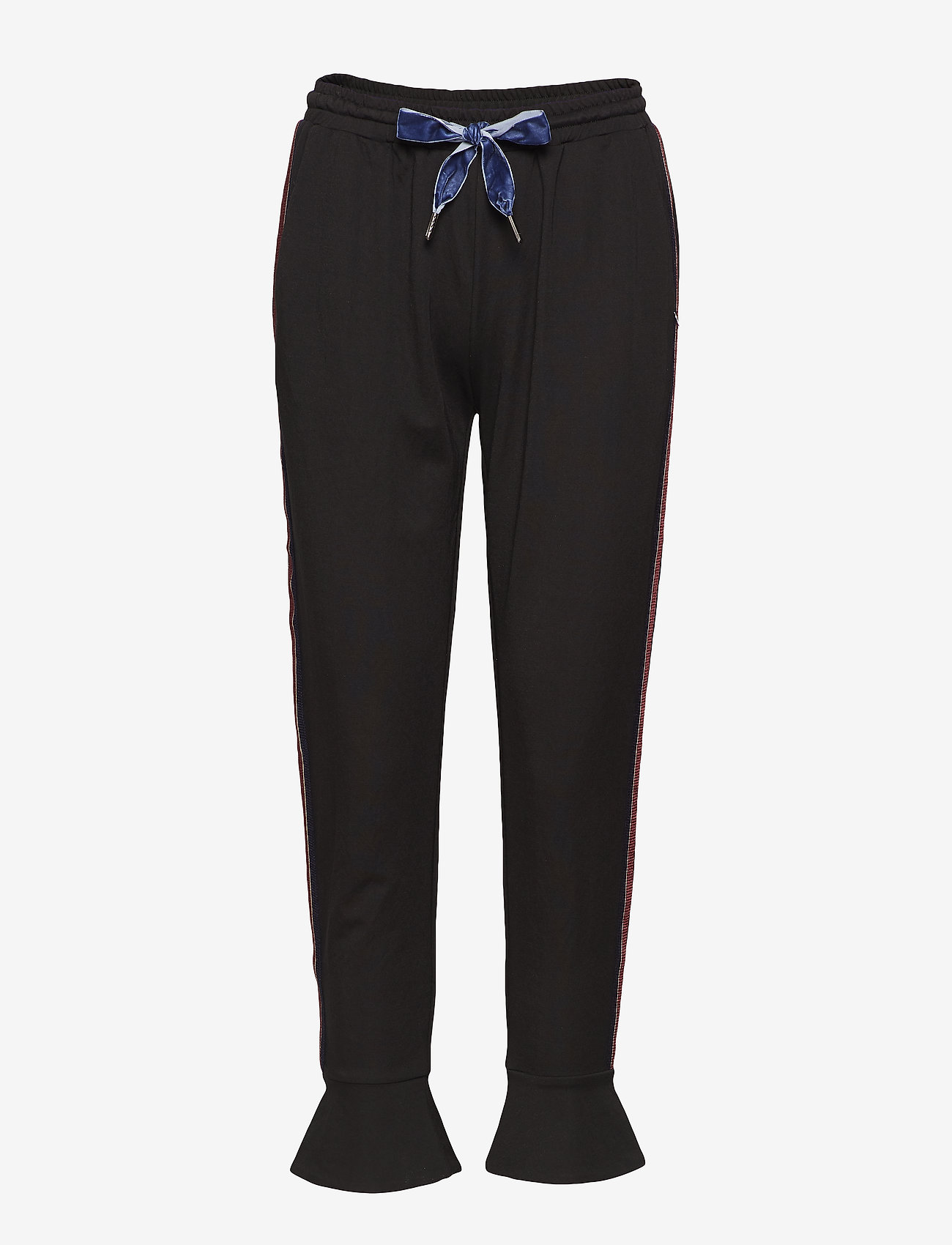 Coster Copenhagen - Sweatpants w. volant cuff - black - 0