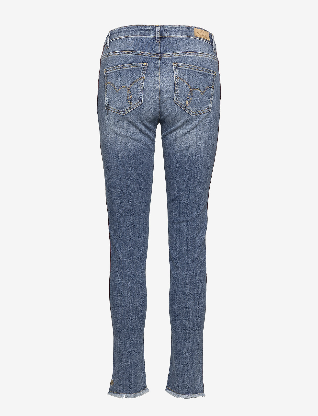 Coster Copenhagen - Jeans - relaxed fit, ankle lenght w. little flare and stripe - classic indigo - 1
