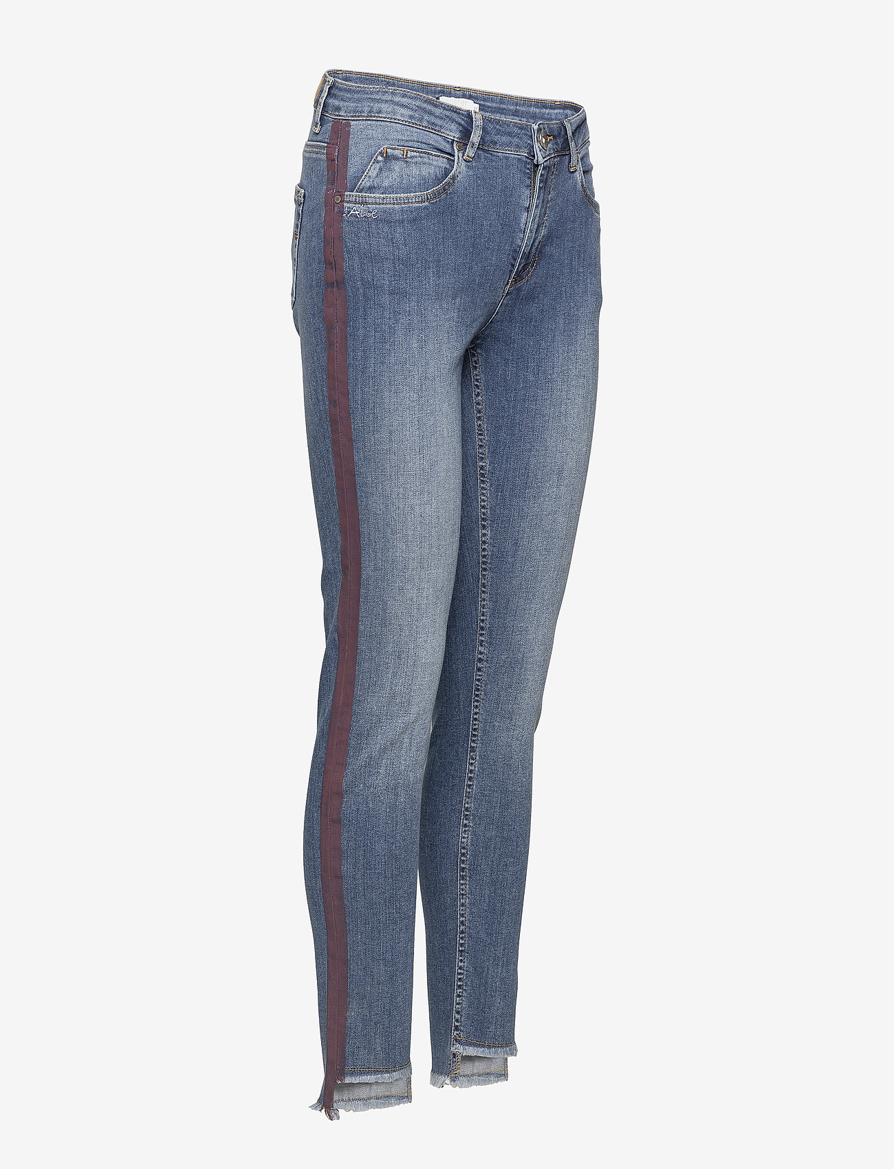 Coster Copenhagen - Jeans - relaxed fit, ankle lenght w. little flare and stripe - classic indigo - 2