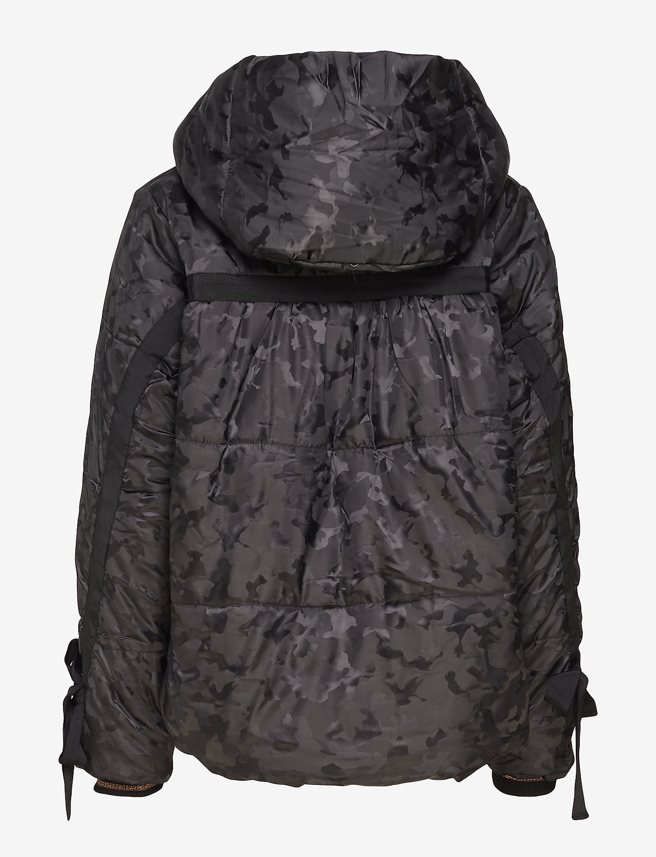 Coster Copenhagen - Jacket in faux down w. camouflage - black - 2
