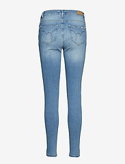 Coster Copenhagen - Jeans  slim 7/8 w. toned stripe - aptempti džinsai - sky indigo - 1