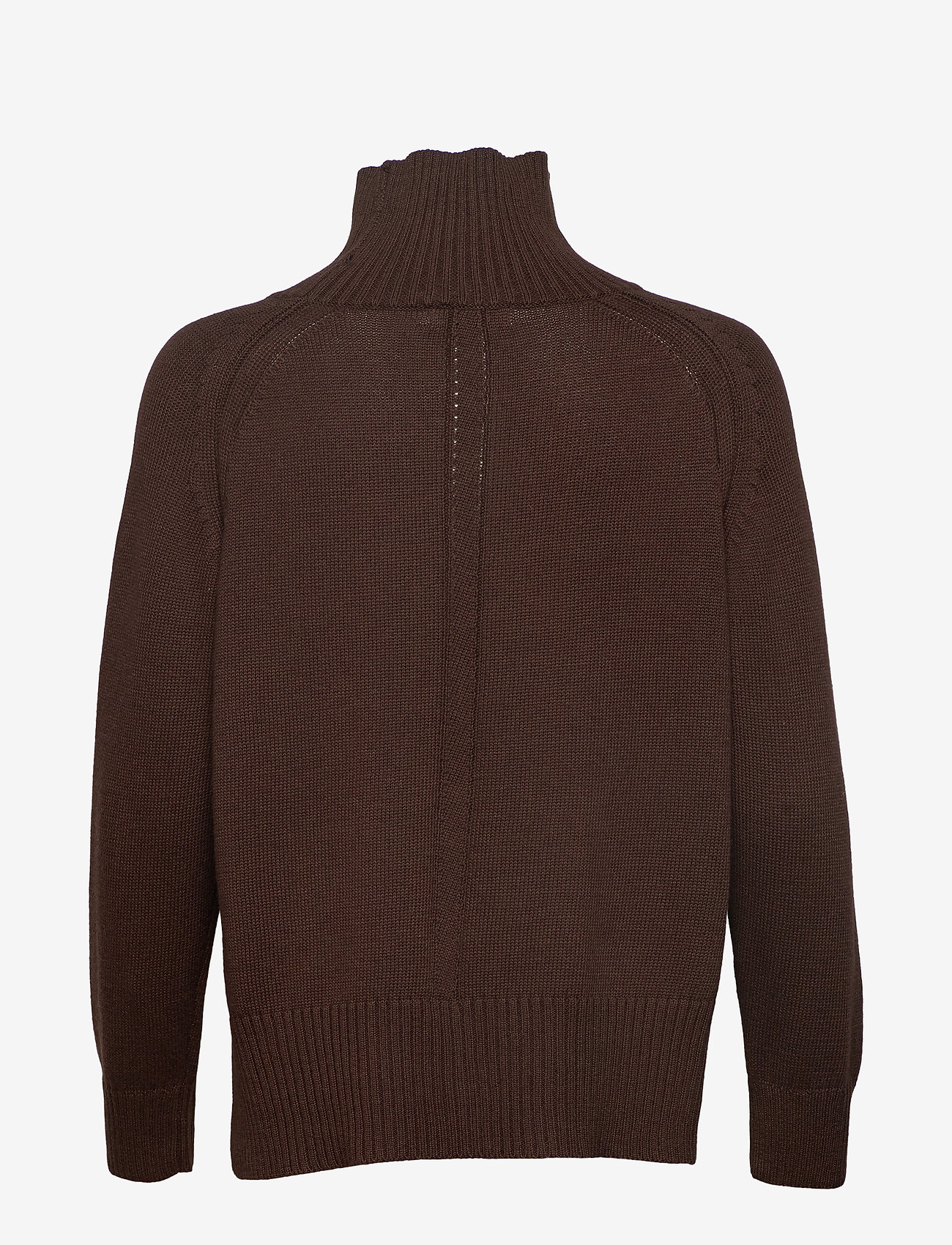 Coster Copenhagen - Knit w. T-neck in seawool - night shade - 1