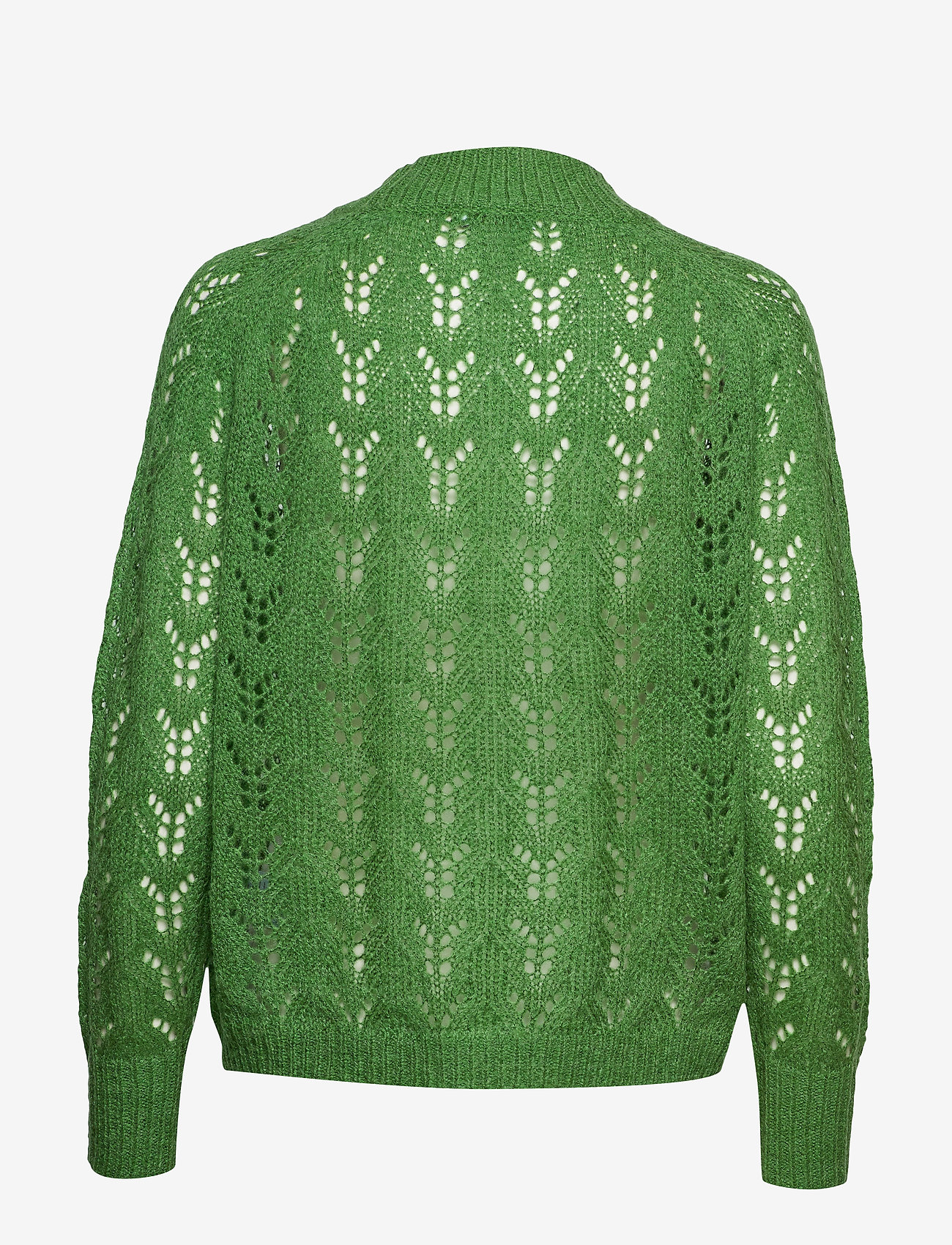Coster Copenhagen - Knit w. hole pattern - forrest green - 1