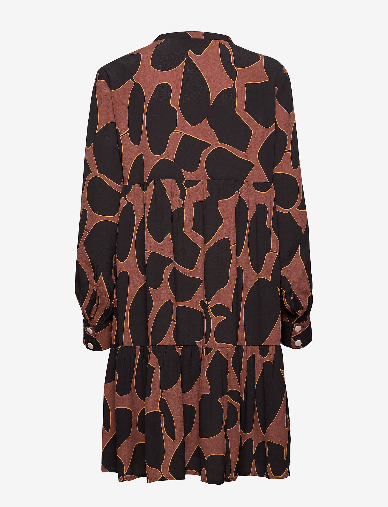 Coster Copenhagen - Dress in lava print w. volume effec - lava print - 1