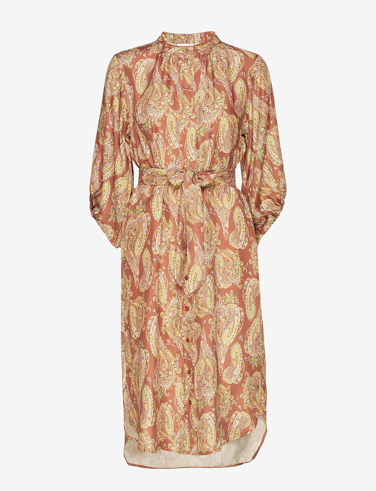 Coster Copenhagen - Dress w. long sleeves in paisley pr - midikjoler - paisley print - 0