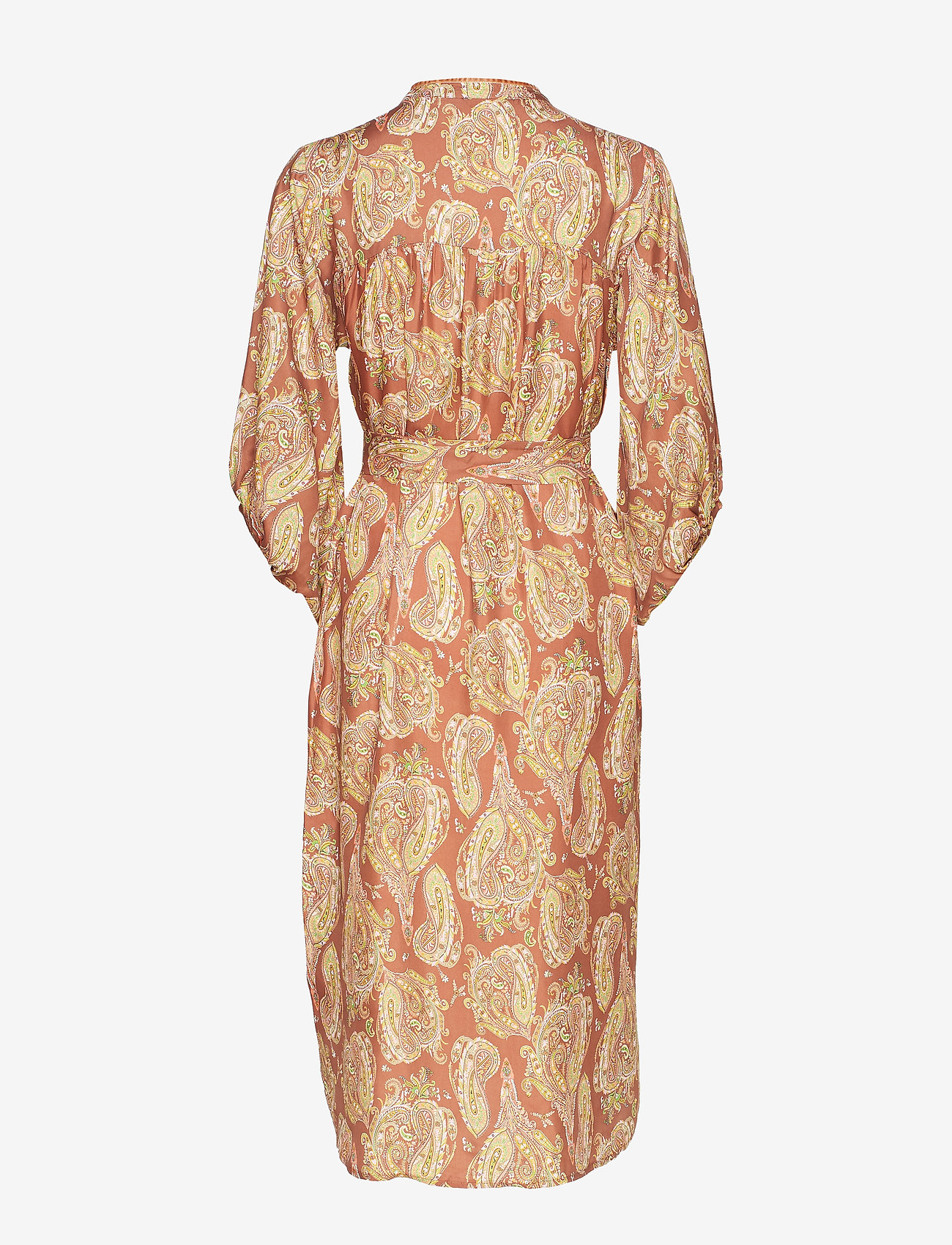 Coster Copenhagen - Dress w. long sleeves in paisley pr - midiklänningar - paisley print - 1