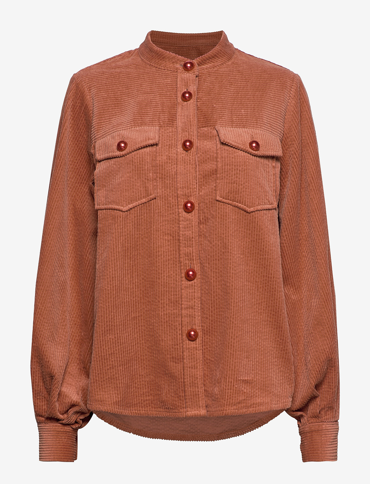Coster Copenhagen - Jacket in corduroy - orange mist - 0