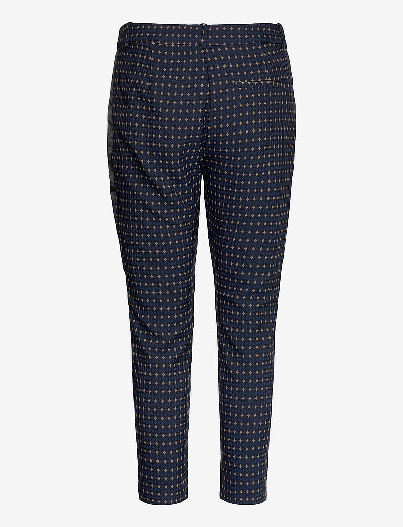 Coster Copenhagen - Pants in jaquard - Stella - slim fit bukser - black - 1