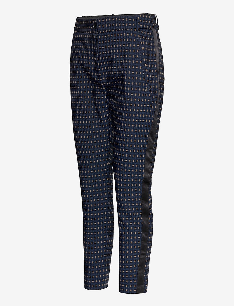 Coster Copenhagen - Pants in jaquard - Stella - slim fit bukser - black - 2