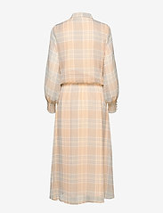 Coster Copenhagen - Dress long sleeved in check print - maxi dresses - check print - 1
