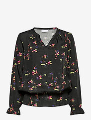 Coster Copenhagen - Blouse in carp print - pitkähihaiset puserot - carp dark print - 0