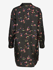 Coster Copenhagen - Dress in carp print w. revert detai - hemdkleider - carp dark print - 1