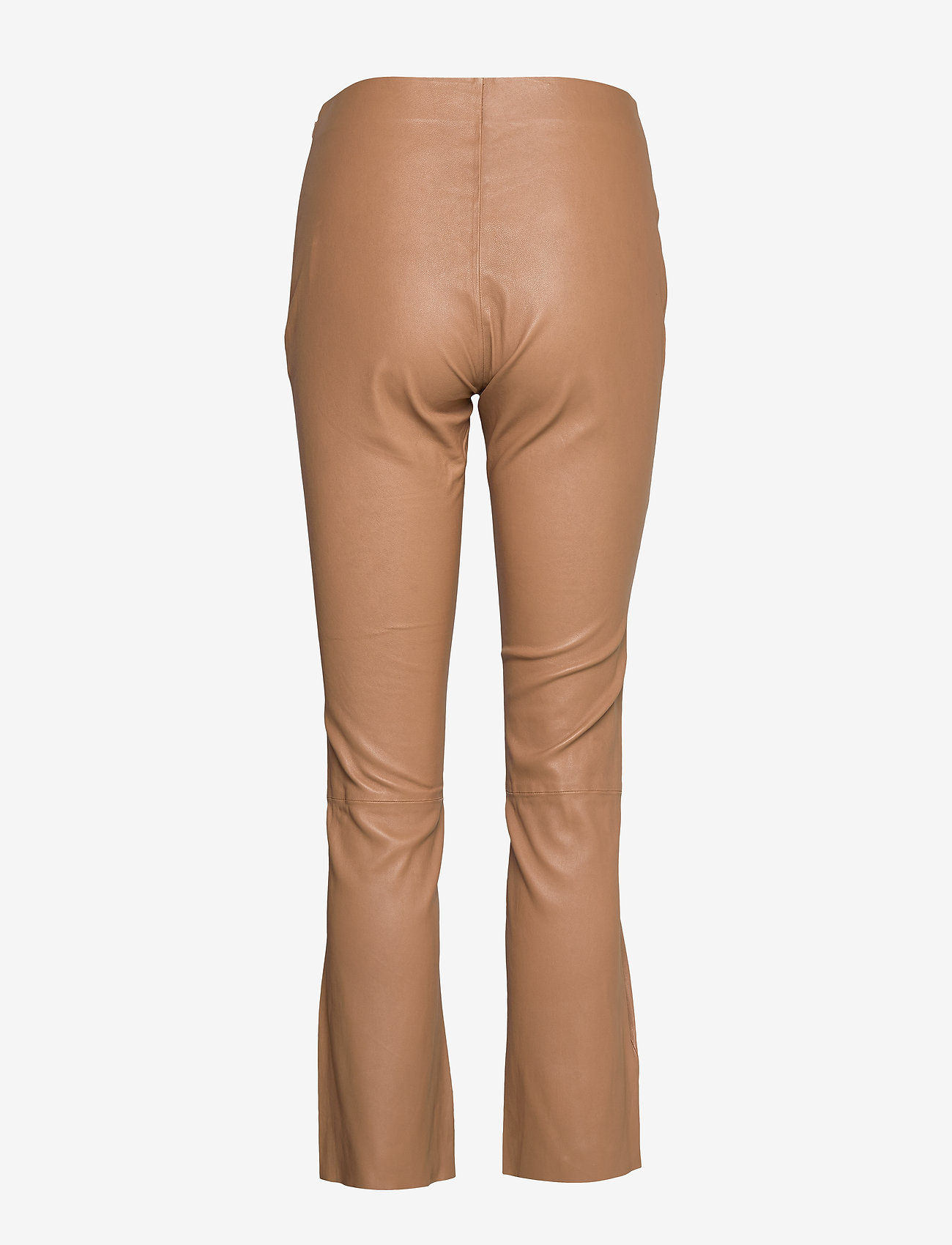 Coster Copenhagen - Leather pants - cropped - caramel - 1