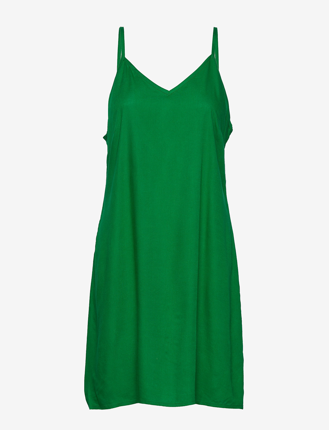 Coster Copenhagen - Dress w. frill detail at neck - feather bloom green - 2