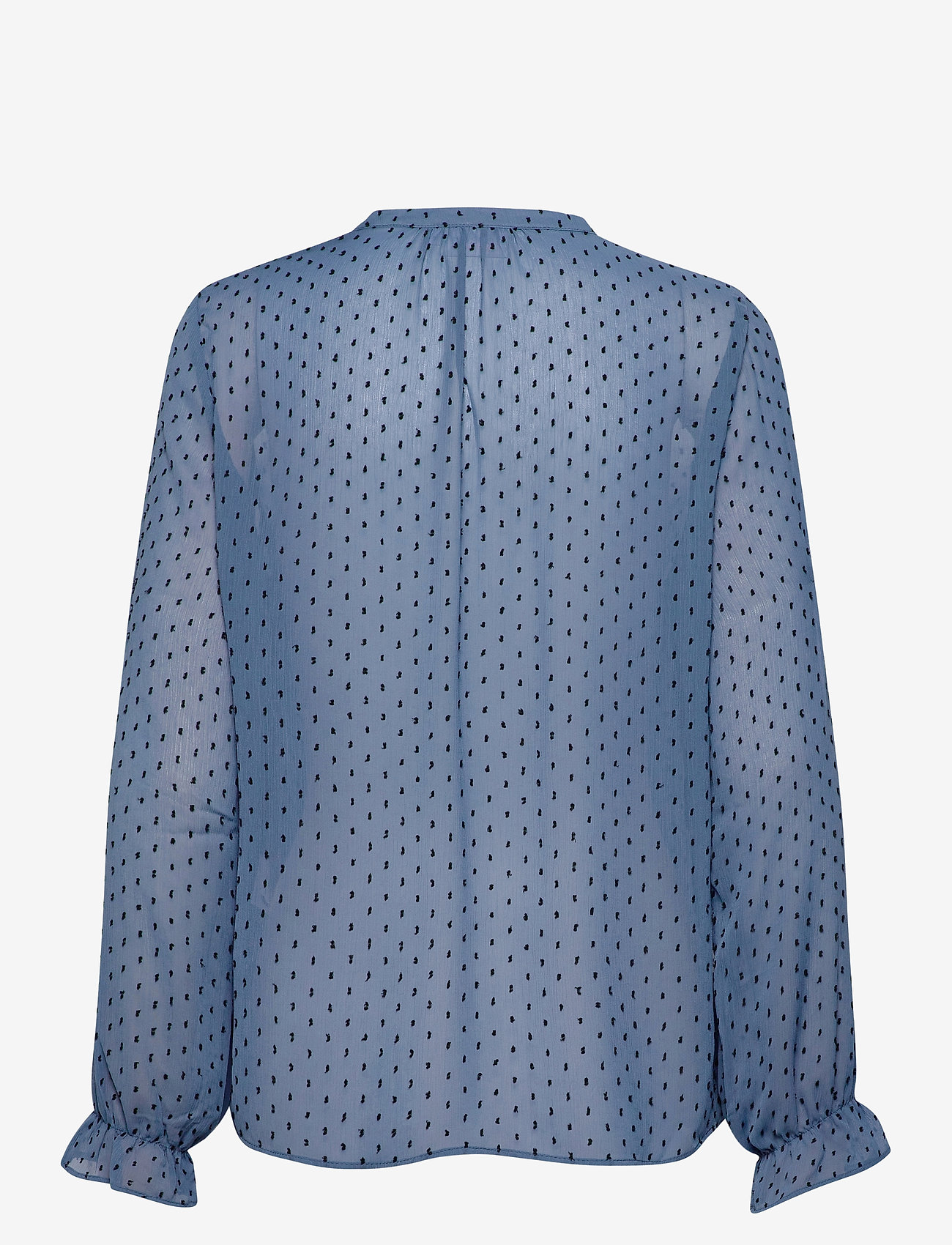 Coster Copenhagen - Blouse w. elastic at sleeve - misty blue - 1