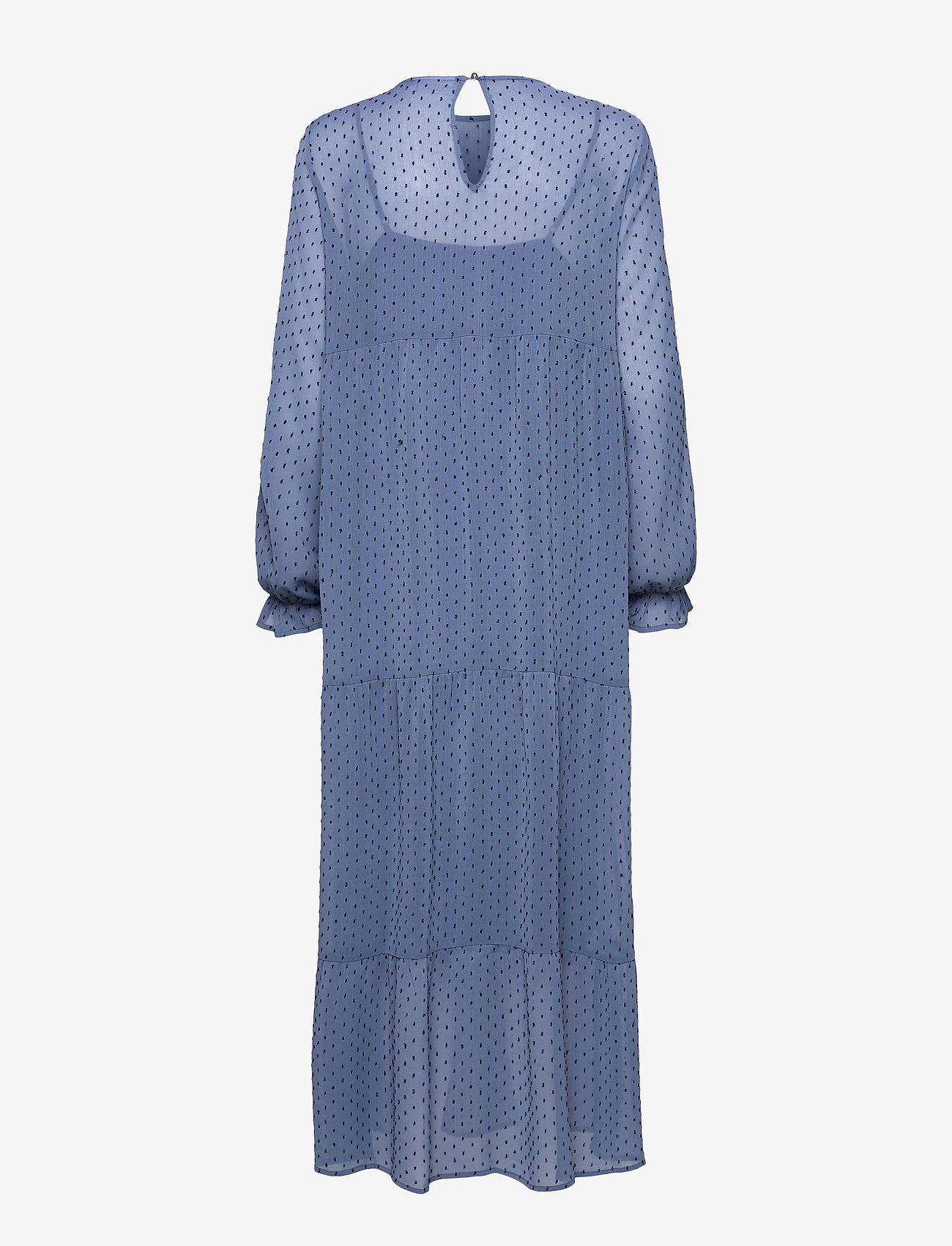 Coster Copenhagen - Dress w. gatherings - misty blue - 1
