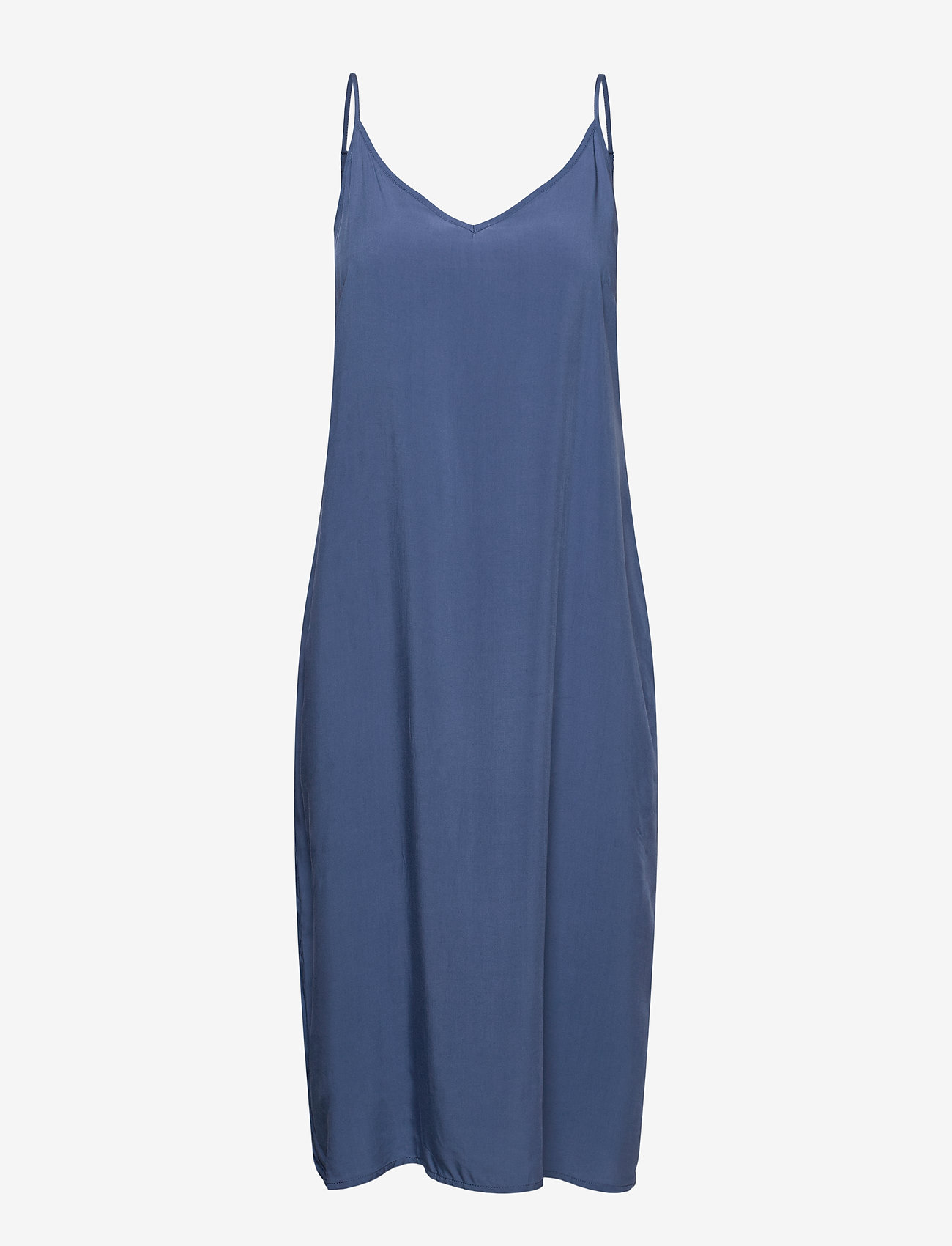 Coster Copenhagen - Dress w. gatherings - misty blue - 2