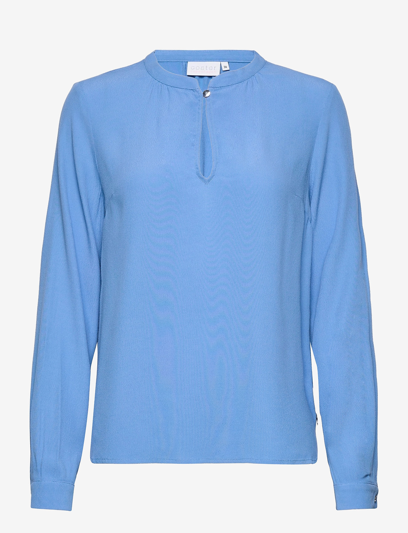 Coster Copenhagen - Blouse in heavy moss crepe - airy blue - 0