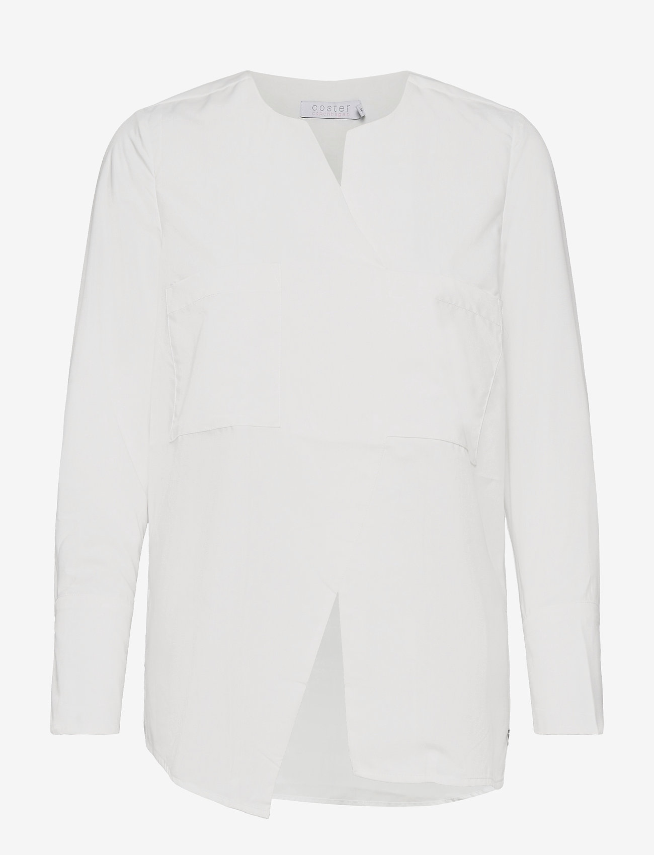 Coster Copenhagen - Assymetrical shirt - white - 0