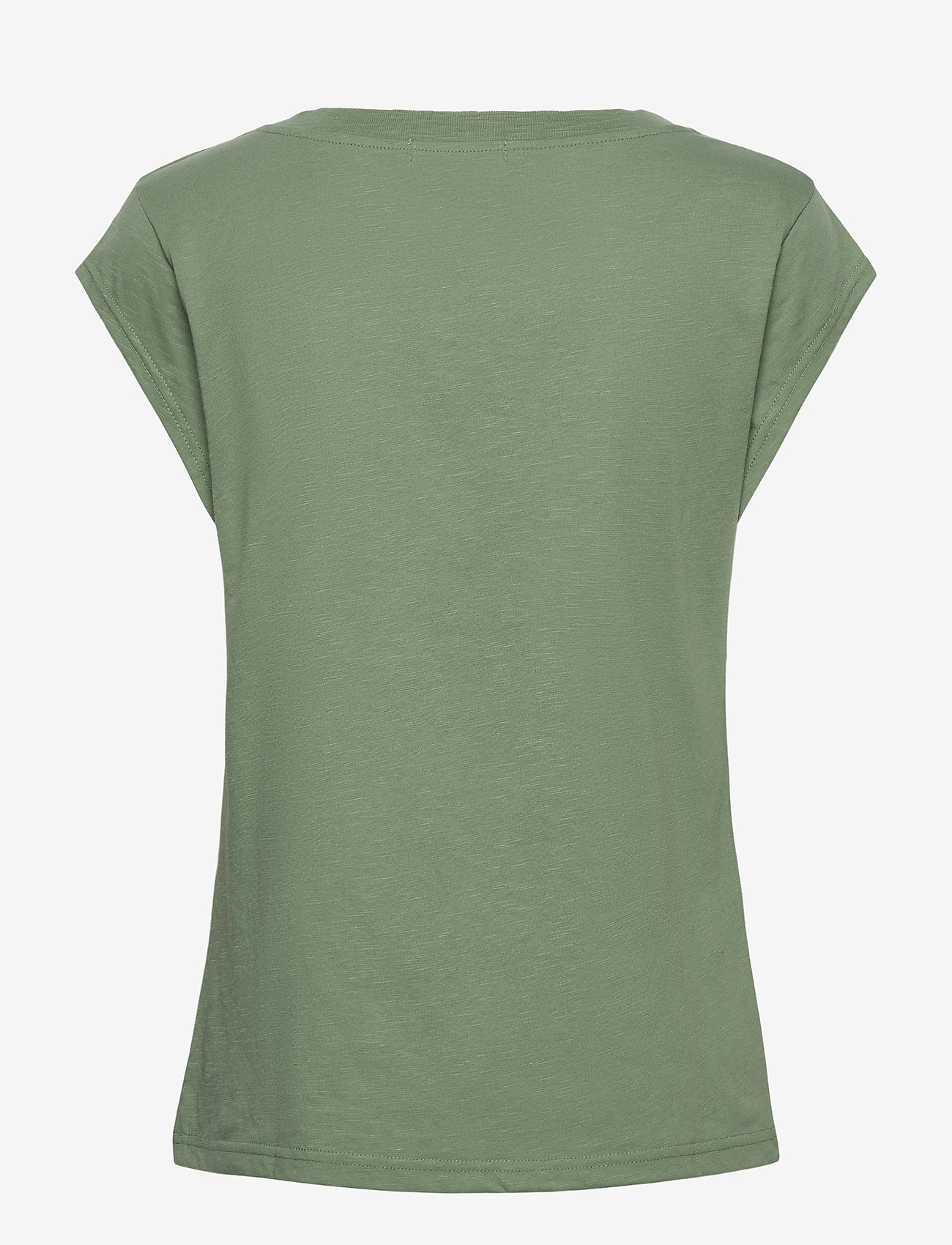 Coster Copenhagen - T-shirt w. holographic print - mineral green - 1