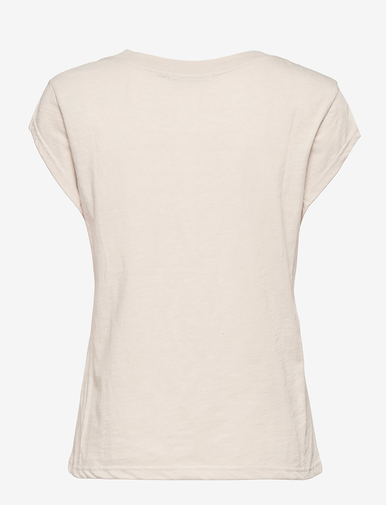 Coster Copenhagen - T-shirt w. flower up print - cream - 1