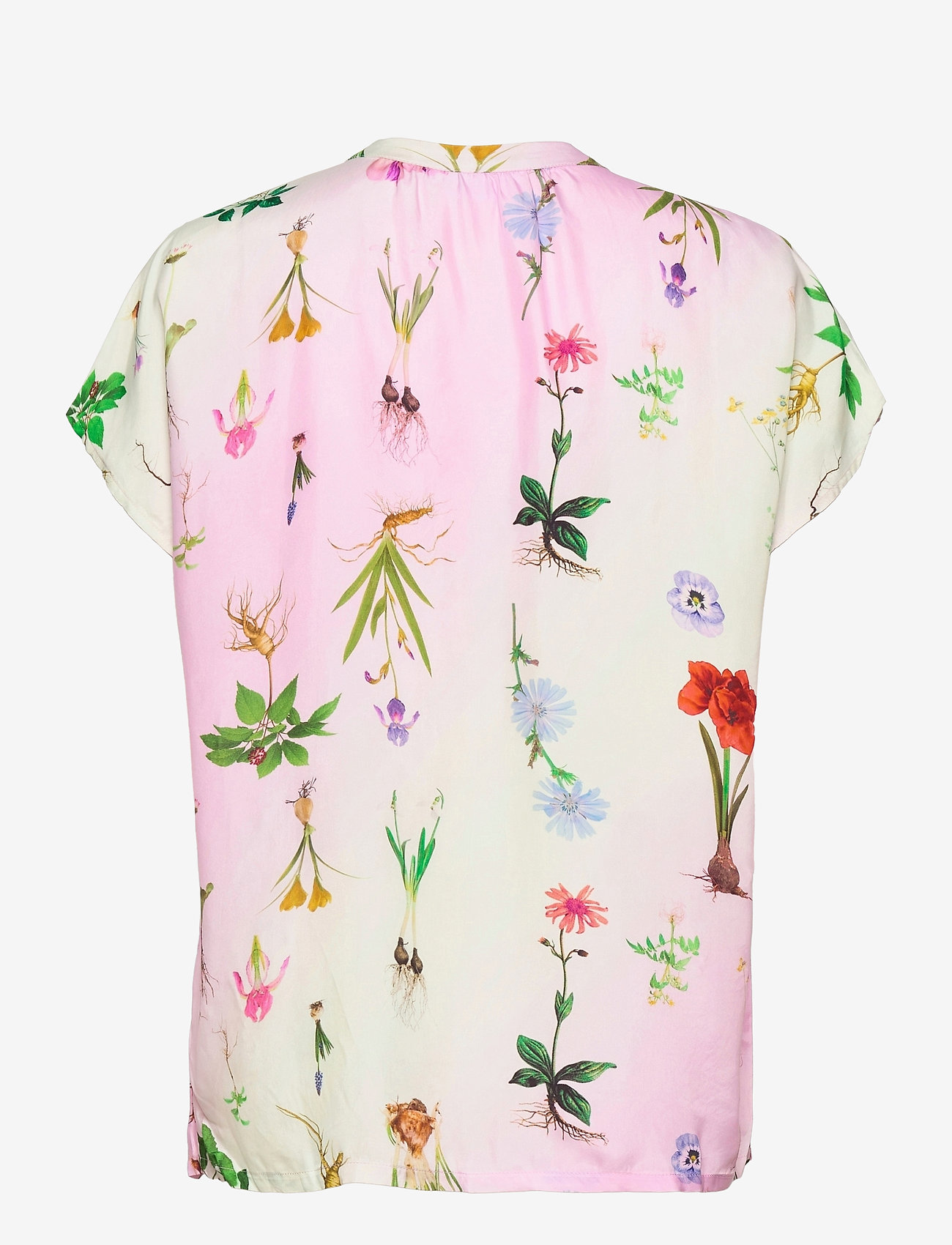 Coster Copenhagen - Top in Flower Garden print - Cupro - flower garden print - 1