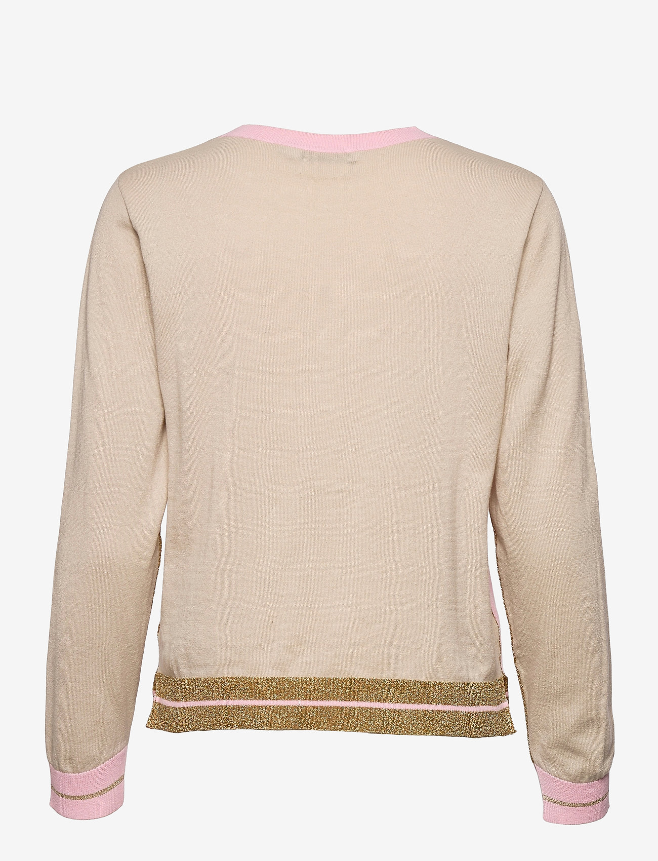 Coster Copenhagen - Cardigan w. lurex rib - persian pink - 1